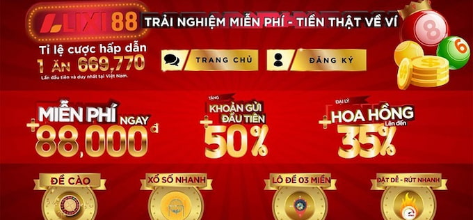 Cập nhật khuyến mại khủng tại nhà cái Lixi88